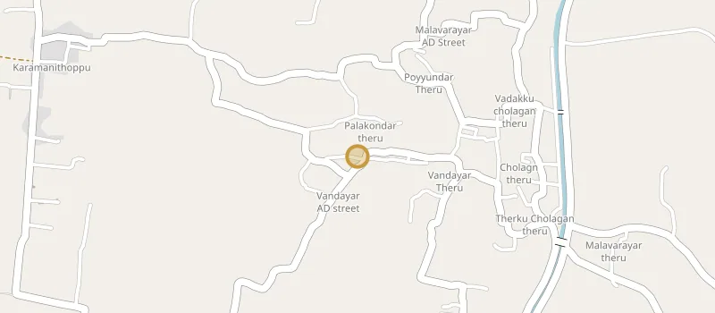 Map of Poyyundarkottai, Thanjavur, Tamil Nadu, India